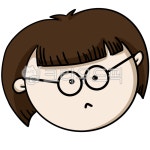 여자이이, 안경, 단발머리, 그림, 여자얼굴, 사진,이미지,일러스트,캘리그라피 - momo6203작가 크라우드픽 - 저작권 걱정 없는 상업용 이미지