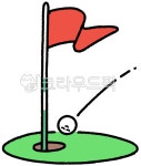 골프공, 골프공일러스트, 골프공스티커, 골프공손그림, 골프깃발, 사진,이미지,일러스트,캘리그라피 - 보석바작가 크라우드픽 - 저작권 걱정 없는... 