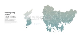 경상남도지도, 경상도, 경상도지도, 경남지도, 경상남도, 사진,이미지,일러스트,캘리그라피 - tunasalmon작가 크라우드픽 - 저작권 걱정 없는... 