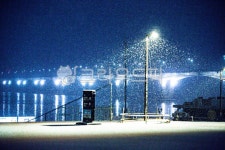 겨울, 다리, 한강, 가로등, lighting, 사진,이미지,일러스트,캘리그라피 - himnaerat작가 크라우드픽 - 저작권 걱정 없는 상업용 이미지