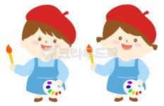 어린이화가, 미술학원, 아동미술, 미술수업, 사생대회, 사진,이미지,일러스트,캘리그라피 - Momoya작가 크라우드픽 - 저작권 걱정 없는 상업용... 