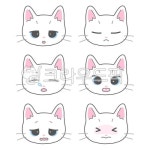 하양이, 하얀, 흰, 고양이, 표정, 사진,이미지,일러스트,캘리그라피 - leejee작가 크라우드픽 - 저작권 걱정 없는 상업용 이미지