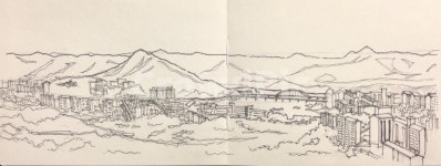 경관, 춘천, 어반스케치, 봉의산, 소양강, 사진,이미지,일러스트,캘리그라피 - 플러스원작가 크라우드픽 - 저작권 걱정 없는 상업용 이미지