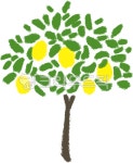 나무, 핸드드로잉, 오일파스텔, tree, lemontree, 사진,이미지,일러스트,캘리그라피 - j1001004작가 크라우드픽 - 저작권 걱정 없는 상업용... 