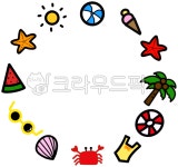 여름, summer, summervacation, 여름방학, 여름휴가, 사진,이미지,일러스트,캘리그라피 - gomssun작가 크라우드픽 - 저작권 걱정 없는... 