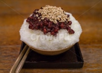 팥빙수, 옛날빙수, 디저트, 여름엔, 한국적, 사진,이미지,일러스트,캘리그라피 - wins작가 크라우드픽 - 저작권 걱정 없는 상업용 이미지