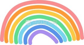 파스텔무지개, 무지개, 빨주노초파남보, rainbow, 무지개손그림, 사진,이미지,일러스트,캘리그라피 - yevely작가 크라우드픽 - 저작권 걱정... 