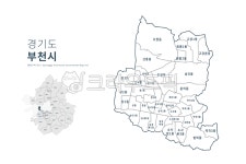 부천, 부천시, 경기도부천시, 부천지도, 경기도행정구역지도set, 사진,이미지,일러스트,캘리그라피 - tunasalmon작가 크라우드픽 - 저작권... 