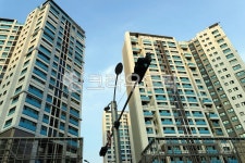 아파트, 주상복합건물, 가로등, 하늘, 주거시설, 사진,이미지,일러스트,캘리그라피 - hys작가 크라우드픽 - 저작권 걱정 없는 상업용 이미지