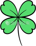 클로버, 네잎클로버, 행운, 클로버일러스트, 네잎클로버일러스트, 사진,이미지,일러스트,캘리그라피 - 떡갈비작가 크라우드픽 - 저작권 걱정 없는... 