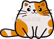 고양이, 냥이, 고양이일러스트, 삼색냥이, 일러스트, 사진,이미지,일러스트,캘리그라피 - 낭아트작가 크라우드픽 - 저작권 걱정 없는 상업용 이미지