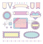 파스텔, 라벨, 로고, 디자인, 아이콘, 사진,이미지,일러스트,캘리그라피 - Geami작가 크라우드픽 - 저작권 걱정 없는 상업용 이미지