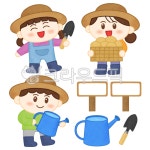 농사체험, 농사일러스트, 농장체험, 농촌체험일러스트, 농사체험일러스트, 사진,이미지,일러스트,캘리그라피 - yunzanet작가 크라우드픽... 