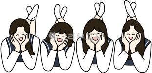 교복, 학생, 친구, 우정, 즐거움, 사진,이미지,일러스트,캘리그라피 - kb6513작가 크라우드픽 - 저작권 걱정 없는 상업용 이미지