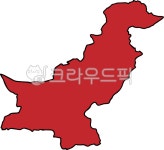 파키스탄, 지도, 일러스트, 파키스탄지도, 파키스탄맵, 사진,이미지,일러스트,캘리그라피 - kinghobak작가 크라우드픽 - 저작권 걱정 없는... 