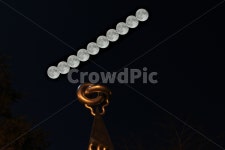 자연, 옥외, 보름달, 탑, 야간, 사진,이미지,일러스트,캘리그라피 - 우성아빠작가 크라우드픽 - 저작권 걱정 없는 상업용 이미지