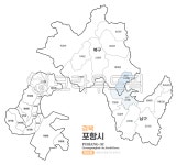 포항시, 포항, 지도, 행정동, 경상북도, 사진,이미지,일러스트,캘리그라피 - 웃음마법작가 크라우드픽 - 저작권 걱정 없는 상업용 이미지