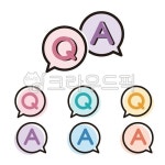 일러스트, 디자인, 큐앤에이, qa, 말풍선, 사진,이미지,일러스트,캘리그라피 - 해피데이작가 크라우드픽 - 저작권 걱정 없는 상업용 이미지