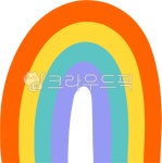 무지개, 무지개일러스트, 무지개모양, 무지개이미지, 어린이집, 사진,이미지,일러스트,캘리그라피 - wunjin작가 크라우드픽 - 저작권 걱정 없는... 