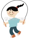 줄넘기, 줄넘기뛰기, 어린이, 귀여운, 캐릭터, 사진,이미지,일러스트,캘리그라피 - kimbam2seyo작가 크라우드픽 - 저작권 걱정 없는 상업용... 