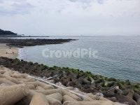 방파제, 물, 바다, 하늘, 풍경, 사진,이미지,일러스트,캘리그라피 - Nsh3819작가 크라우드픽 - 저작권 걱정 없는 상업용 이미지