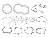 대화창, 대사, 말풍선, 스피치버블, 텍스트박스, 사진,이미지,일러스트,캘리그라피 - GoldAnchovy작가 크라우드픽 - 저작권 걱정 없는 상업용... 