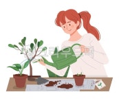 원예, 가드닝, 힐링, 여유, 여유로움, 사진,이미지,일러스트,캘리그라피 - woocat작가 크라우드픽 - 저작권 걱정 없는 상업용 이미지