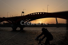 한강, 한강공원, 성산대교, 풍경, 노을, 사진,이미지,일러스트,캘리그라피 - 레고카메라작가 크라우드픽 - 저작권 걱정 없는 상업용 이미지