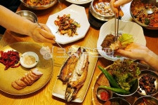 쌈밥, 쌈밥정식, 생선구이, 생선구이정식, 고등어구이, 사진,이미지,일러스트,캘리그라피 - 맛있는 사진작가 크라우드픽 - 저작권 걱정 없는... 