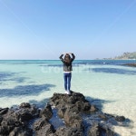 바다, 사람, 여자, 자연, 해변, 사진,이미지,일러스트,캘리그라피 - N010425sjy작가 크라우드픽 - 저작권 걱정 없는 상업용 이미지