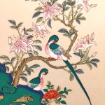 민화, 한국화, 새그림, 모란, 화조도, 사진,이미지,일러스트,캘리그라피 - 구르밋작가 크라우드픽 - 저작권 걱정 없는 상업용 이미지