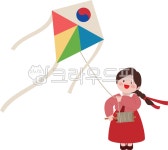 한국전통놀이, 전통놀이, 연날리기, 연, 얼레, 사진,이미지,일러스트,캘리그라피 - 스윗모아작가 크라우드픽 - 저작권 걱정 없는 상업용 이미지