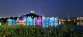 분수, 음악분수, 호수공원, 빛가람동, fountain, 사진,이미지,일러스트,캘리그라피 - N2hyuk9작가 크라우드픽 - 저작권 걱정 없는 상업용 이미지