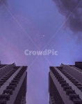 building, 하늘, 달, 보라빛, moon, 사진,이미지,일러스트,캘리그라피 - 픞픞작가 크라우드픽 - 저작권 걱정 없는 상업용 이미지