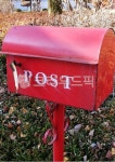 빨간우체통, 늦가을, 마음을전하세요, 손편지, postbox, 사진,이미지,일러스트,캘리그라피 - Nkswphoenix작가 크라우드픽 - 저작권 걱정 없는... 