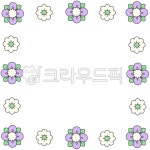 꽃프레임, 플라워테두리, 귀여운박스, 일기꾸미기, 감성프레임, 사진,이미지,일러스트,캘리그라피 - 보석바작가 크라우드픽 - 저작권 걱정 없는... 