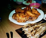 통닭, 치킨, 노가리, 안주, 맥주, 사진,이미지,일러스트,캘리그라피 - 김간작가 크라우드픽 - 저작권 걱정 없는 상업용 이미지