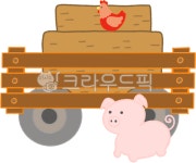 돼지, 닭, 농장, 동물농장, 지푸라기, 사진,이미지,일러스트,캘리그라피 - 민트토리작가 크라우드픽 - 저작권 걱정 없는 상업용 이미지