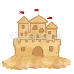 모래, 모래성, 모래놀이, 일러스트, 그래픽, 사진,이미지,일러스트,캘리그라피 - 굼마미유튜버작가 크라우드픽 - 저작권 걱정 없는 상업용 이미지