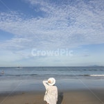 바다, 사람, people, 하늘, 구름, 사진,이미지,일러스트,캘리그라피 - 양인형작가 크라우드픽 - 저작권 걱정 없는 상업용 이미지