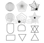 도형, 별, 문양, 둥근사각형, 삼각형, 사진,이미지,일러스트,캘리그라피 - 쉼표더하기작가 크라우드픽 - 저작권 걱정 없는 상업용 이미지