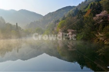 전남, 화순, 세량지, 세량제, 물안개, 사진,이미지,일러스트,캘리그라피 - 영산공작가 크라우드픽 - 저작권 걱정 없는 상업용 이미지