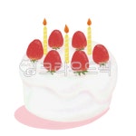 케이크, 딸기케이크, 딸기, 촛불, 생일, 사진,이미지,일러스트,캘리그라피 - 솜솜달작가 크라우드픽 - 저작권 걱정 없는 상업용 이미지