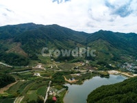 한국, 산, 강, 저수지, 구름, 사진,이미지,일러스트,캘리그라피 - skyview작가 크라우드픽 - 저작권 걱정 없는 상업용 이미지