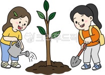 식목일, 어린이집, 유치원, 식물, 환경, 사진,이미지,일러스트,캘리그라피 - 레붕작가 크라우드픽 - 저작권 걱정 없는 상업용 이미지