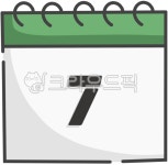 달력, 캘린더, 달력일러스트, 일정, 월달력, 사진,이미지,일러스트,캘리그라피 - jrm1029작가 크라우드픽 - 저작권 걱정 없는 상업용 이미지
