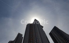 풍경, 아파트, 광원, 후광, 해, 사진,이미지,일러스트,캘리그라피 - 이건내얼굴작가 크라우드픽 - 저작권 걱정 없는 상업용 이미지