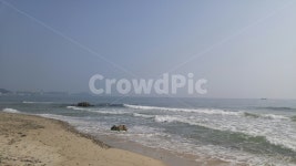 해수욕장, 정암해수욕장, 강원도, 파도, 바위, 사진,이미지,일러스트,캘리그라피 - 사진찍는늘보작가 크라우드픽 - 저작권 걱정 없는 상업용 이미지