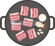 삽겹살, 돼지고기, 고기, 육류, 불판, 사진,이미지,일러스트,캘리그라피 - mannada작가 크라우드픽 - 저작권 걱정 없는 상업용 이미지