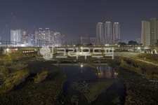 아산배방지구, 야경, 장재천호수공원, 아산호수공원, 건물, 사진,이미지,일러스트,캘리그라피 - Deep bLUE작가 크라우드픽 - 저작권 걱정 없는... 